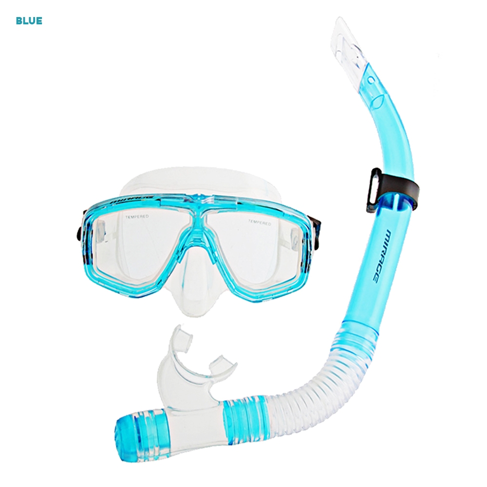 Mirage Cruise Adult Silicone Dive Mask and Snorkel Set