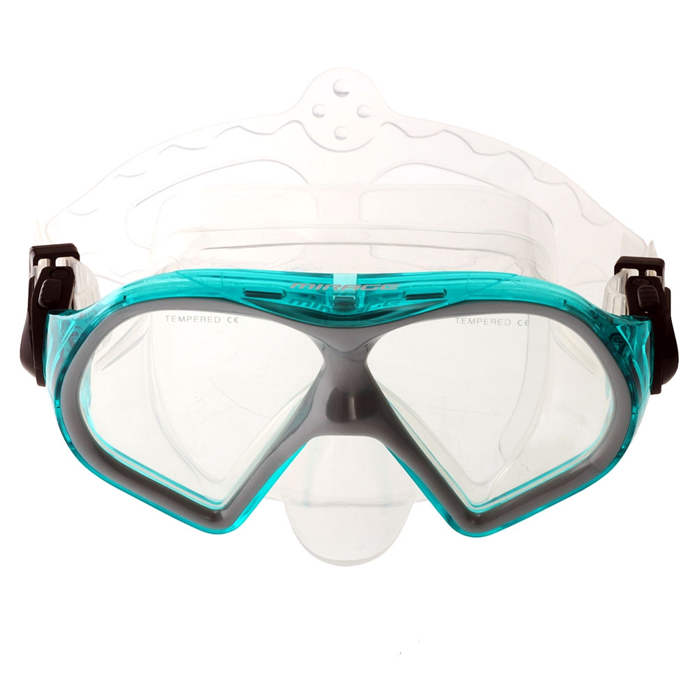 Mirage Freedom Silicone Dive Mask and Snorkel Set Green