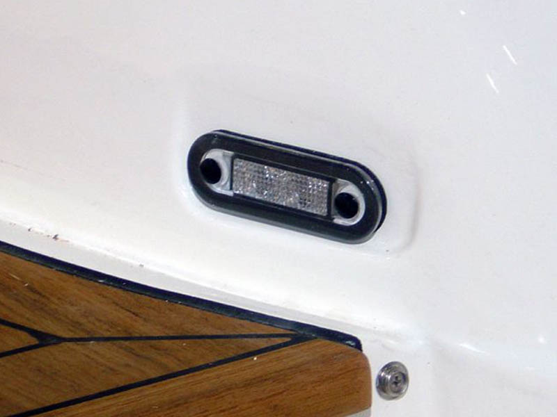 Hella Marine LED Oblong Step Lamp Narrow Rim 10-33V White