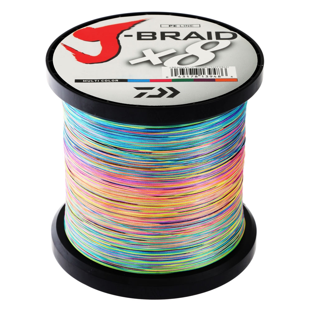 Daiwa X8 J-Braid Multi-Colour 3000m 15lb 0.19mm