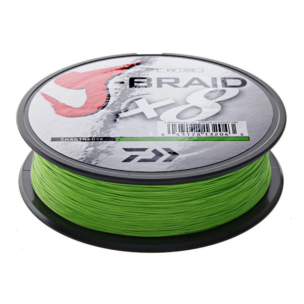 Daiwa X8 J-Braid Chartreuse 300m 10lb Daiwa X8 J-Braid Chartreuse 300m 10lb