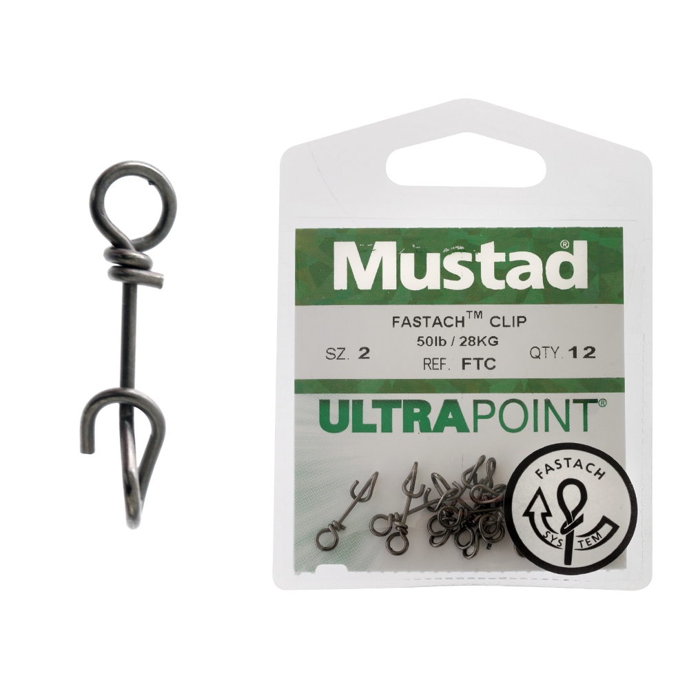 Mustad Ultra Point FTC Fastach Clip 2 Qty 12