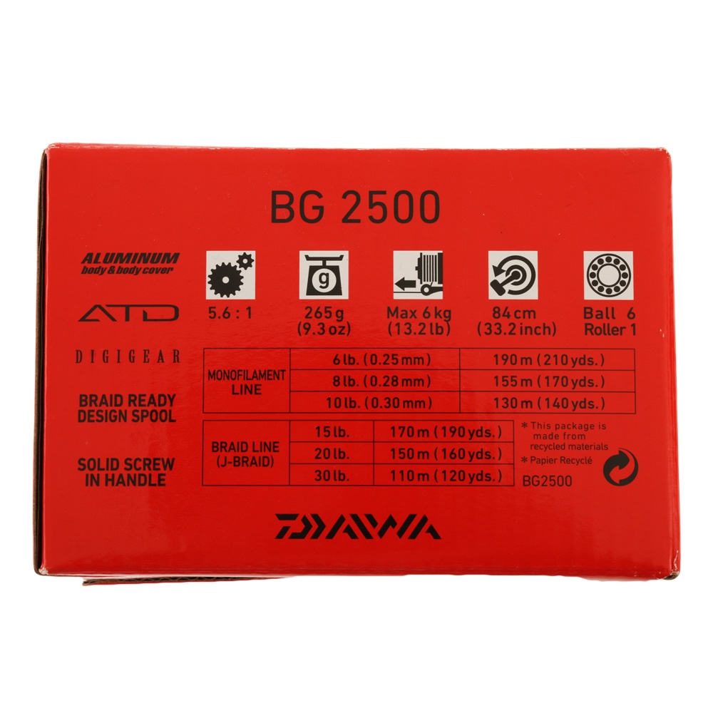 Daiwa BG16 2500 Spinning Reel