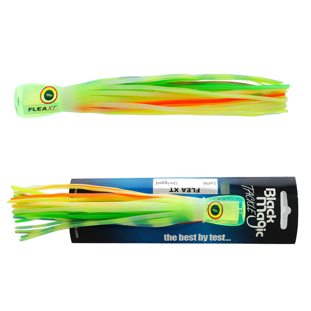 Black Magic Flea XT Tuna Game Lure 200mm Unrigged Lumo