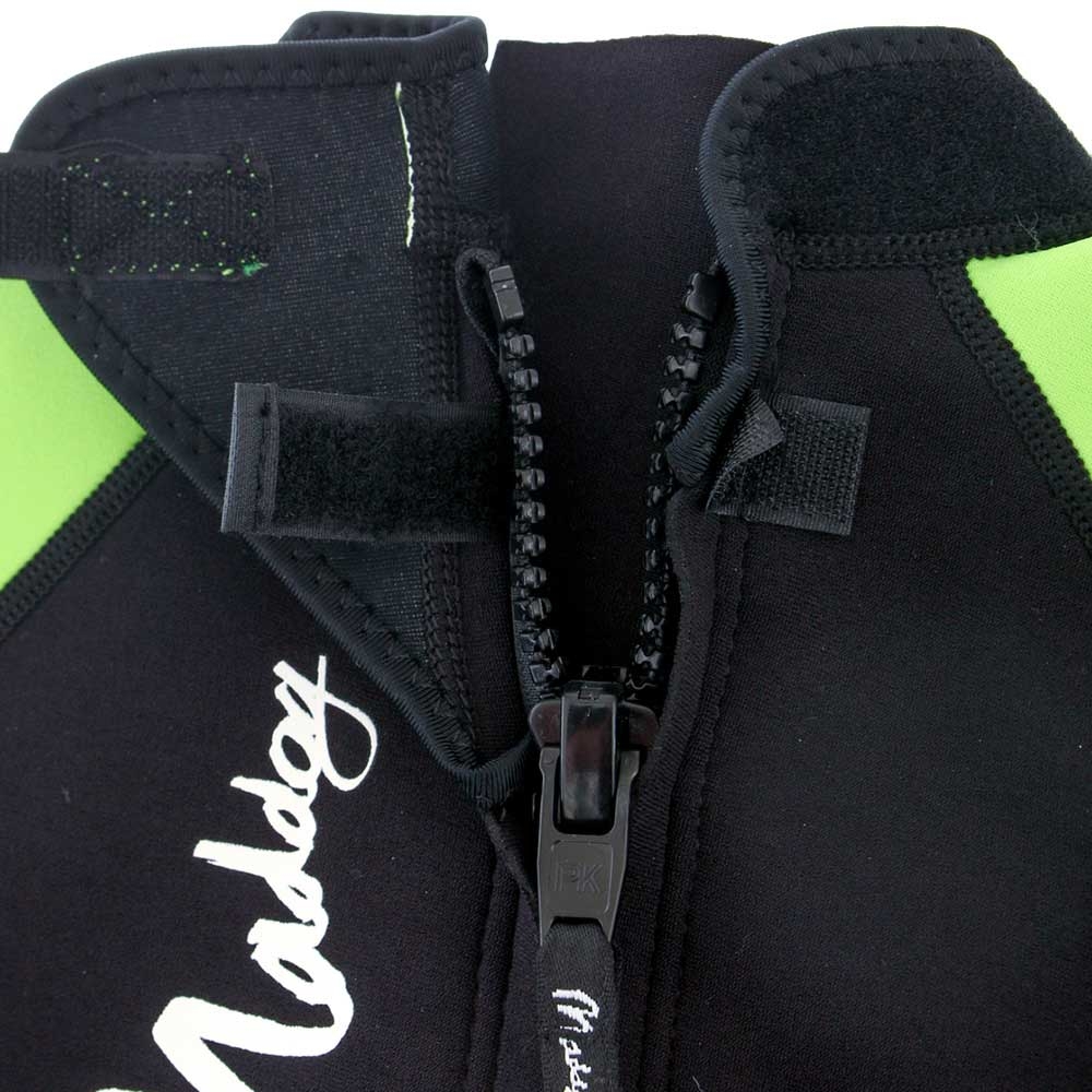 Maddog Neoprene Boys Shorty Wetsuit 3mm Green Blue Black Size 10