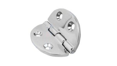 Sinox 316 Polished Stainless Steel Marine Door Hinge S9227 65 x 65 x 4 mm