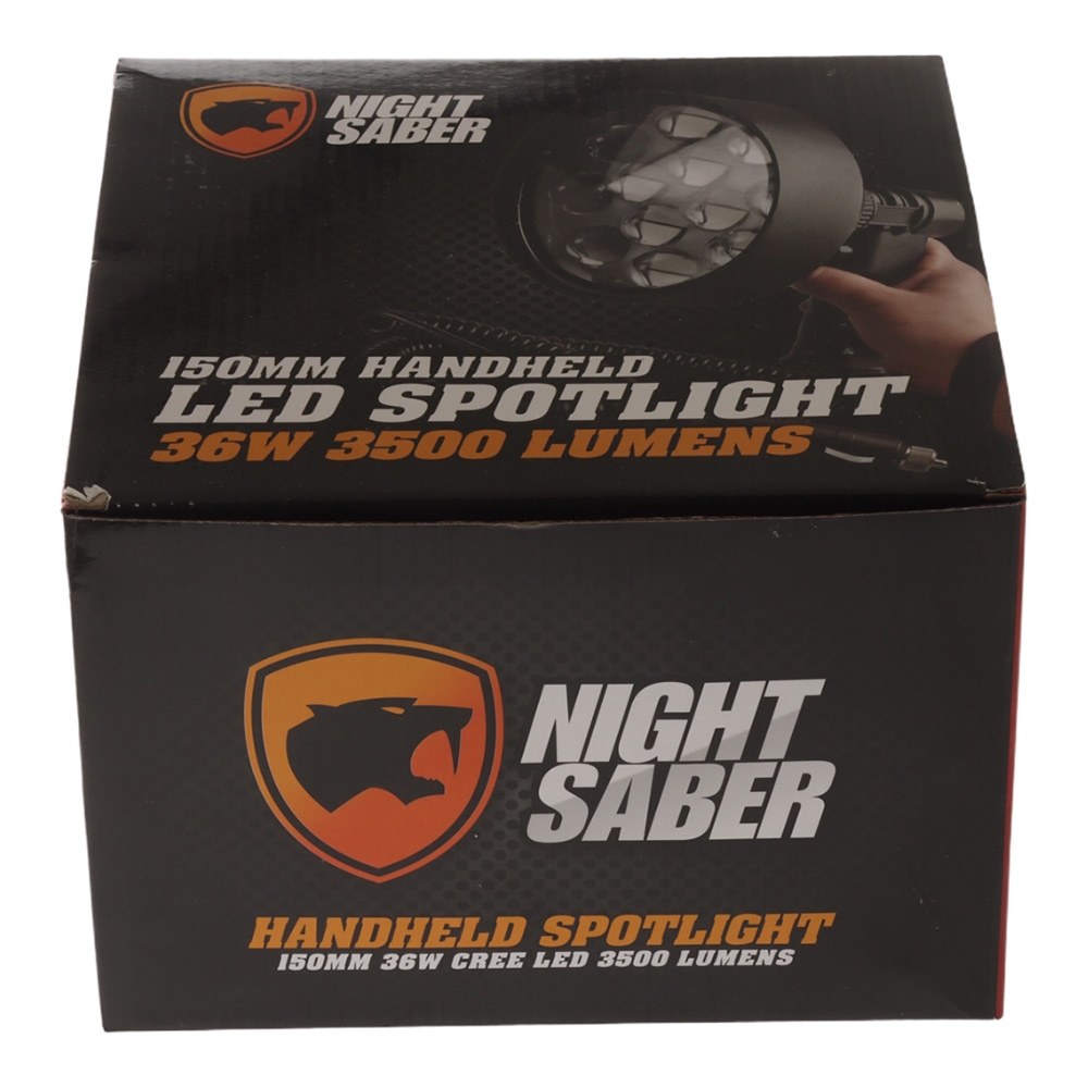 Night Saber 3500lm Handheld LED Spotlight 36w