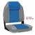 Oceansouth High Back Deluxe Fold Down Boat Seat Grey/Blue