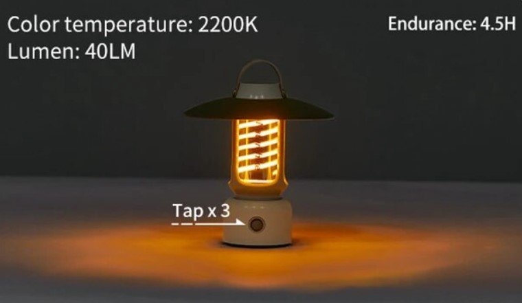 Naturehike LED Camping Lantern 20-120lm Army Green