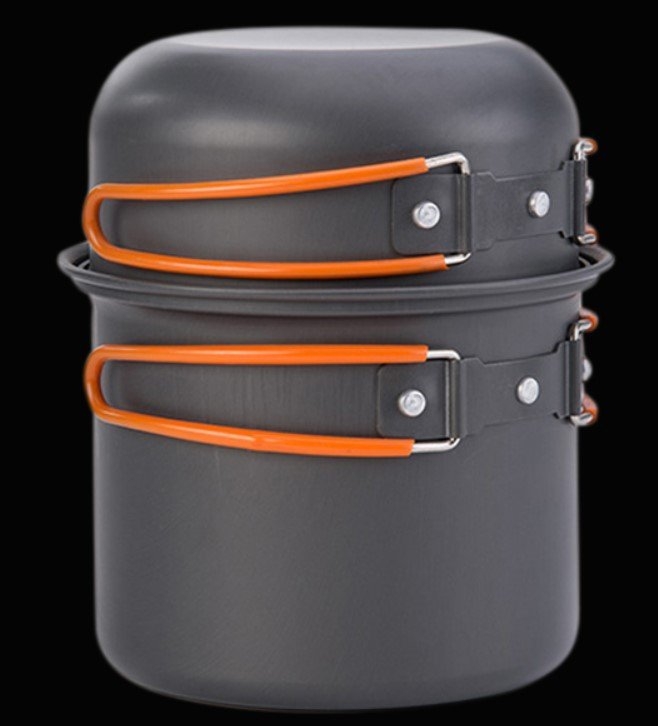 Naturehike 4-Piece Camp Cooking Set Carbon