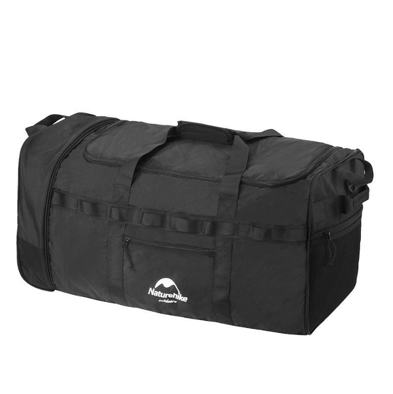 Naturehike Folding Rolling Luggage/Duffel Bag 88L Black