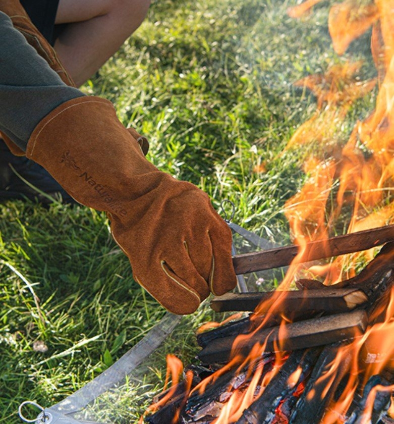 Naturehike Heat Resistant Leather Gloves