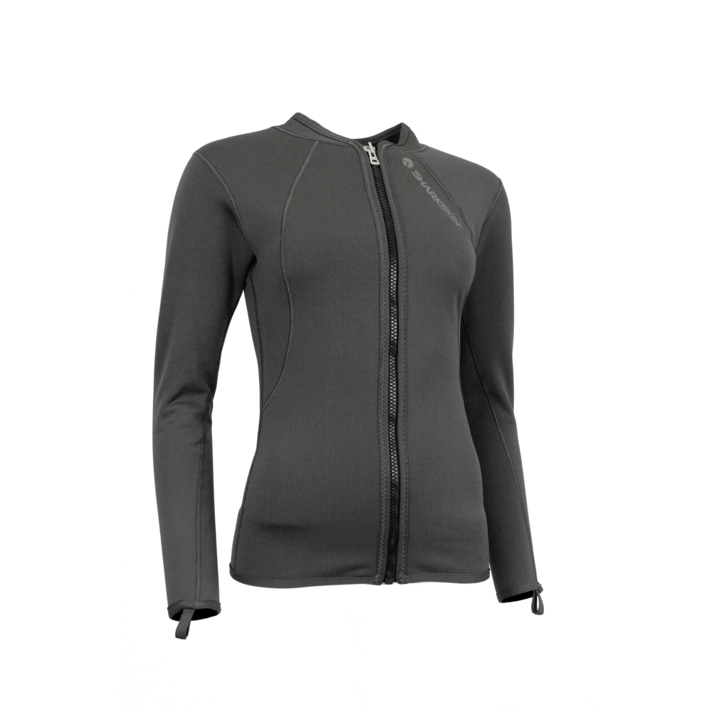 Sharkskin T2 Chillproof Full Zip Womens Thermal Long Sleeve Top Sharkskin T2 Chillproof Full Zip Womens Thermal Long Sleeve Top