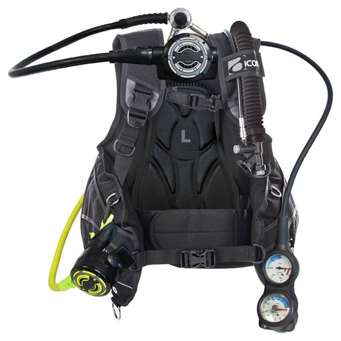Atlantis Icon BCD Dive Package with Catalina Dive Tank Cylinder