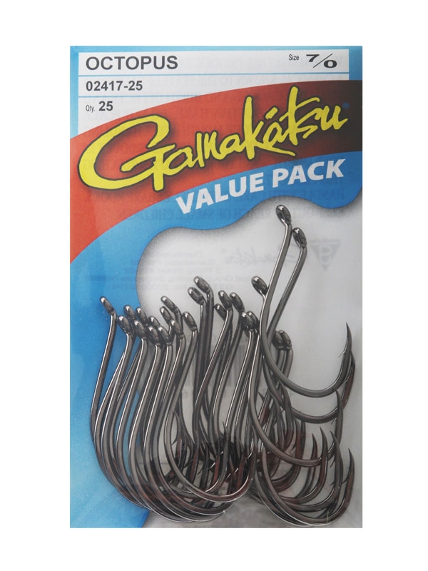 Gamakatsu Octopus Hooks 7/0 Qty 25