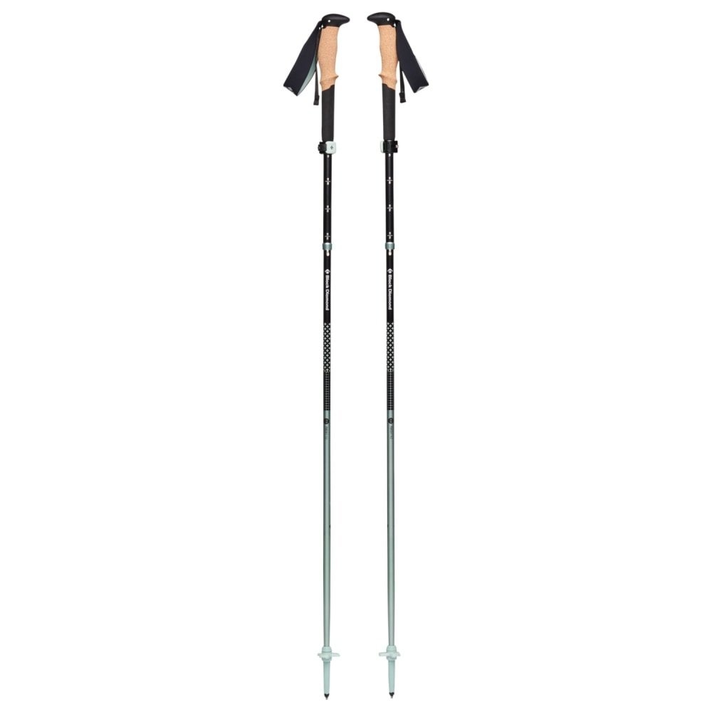 Black Diamond Pursuit FLZ Trekking Poles Black/Foam Green S/M