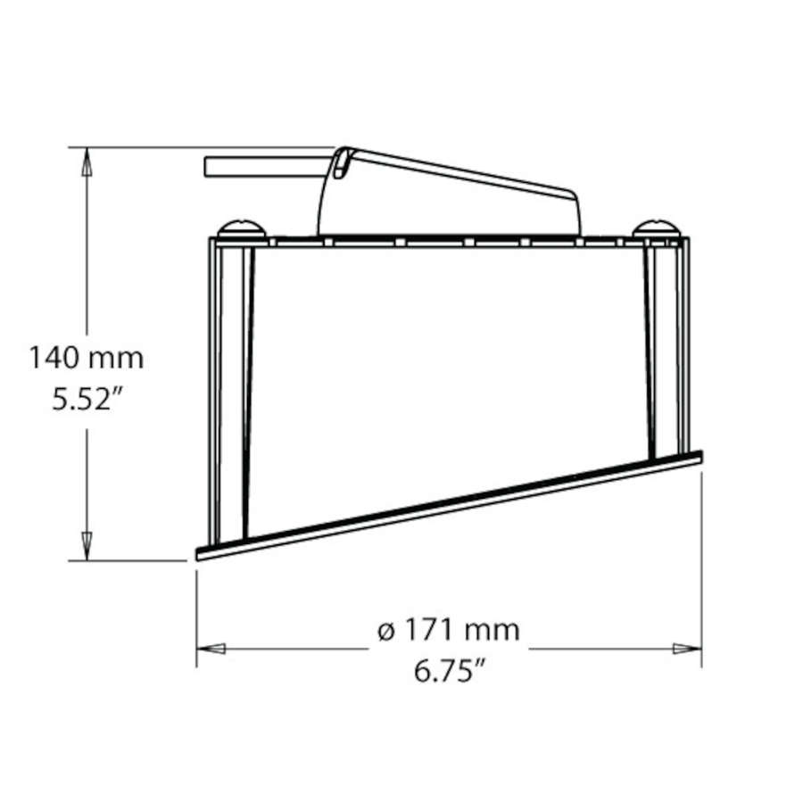 Airmar M285C-HW-10F High Wide CHIRP 1kW Thru-Hull Transducer Furuno 10-Pin