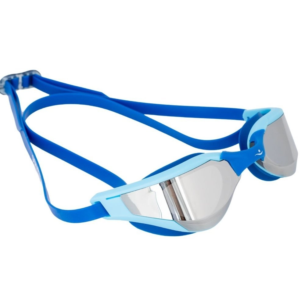 Aqualine Squad Mirror Race Goggles Blue/Aqua
