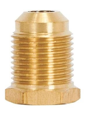Campmaster CM4230 Brass Gas Adaptor 1/4 BSP Inlet to 3/8 SAE Outlet