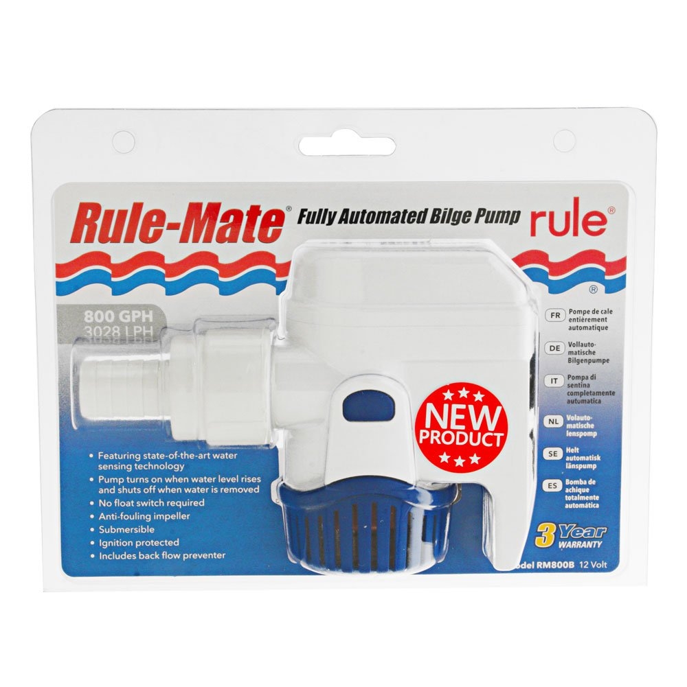 Rule-Mate Automatic Submersible Bilge Pump 12V