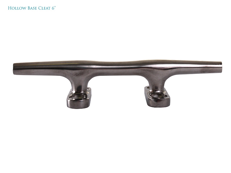 Boat Cleat Polished 316 Stainless Steel 152mm