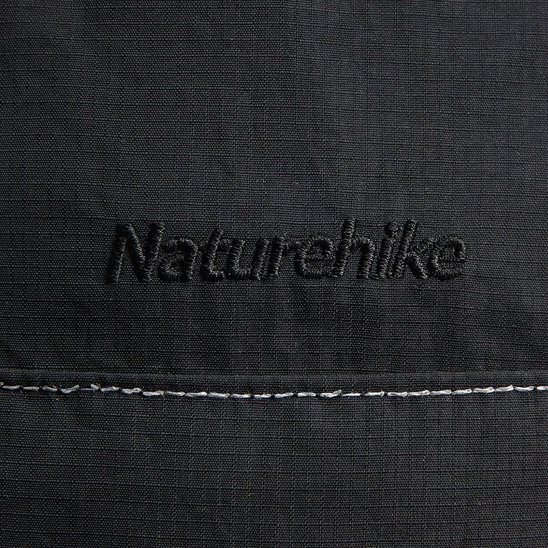 Naturehike UPF50+ Waterproof Bucket Hat with Back Flap Black