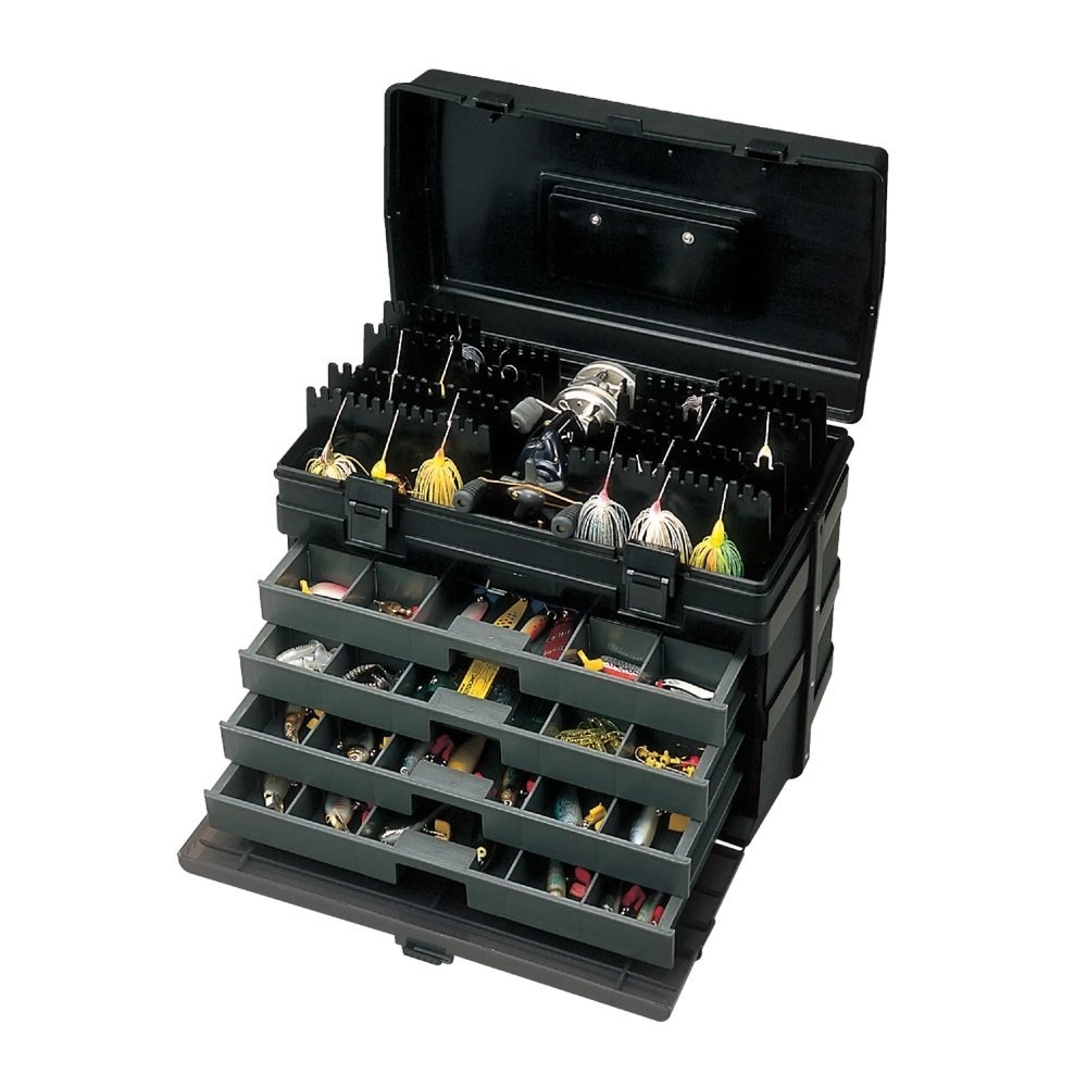 Meiho Versus 8010 4-Draw Tackle Box Black