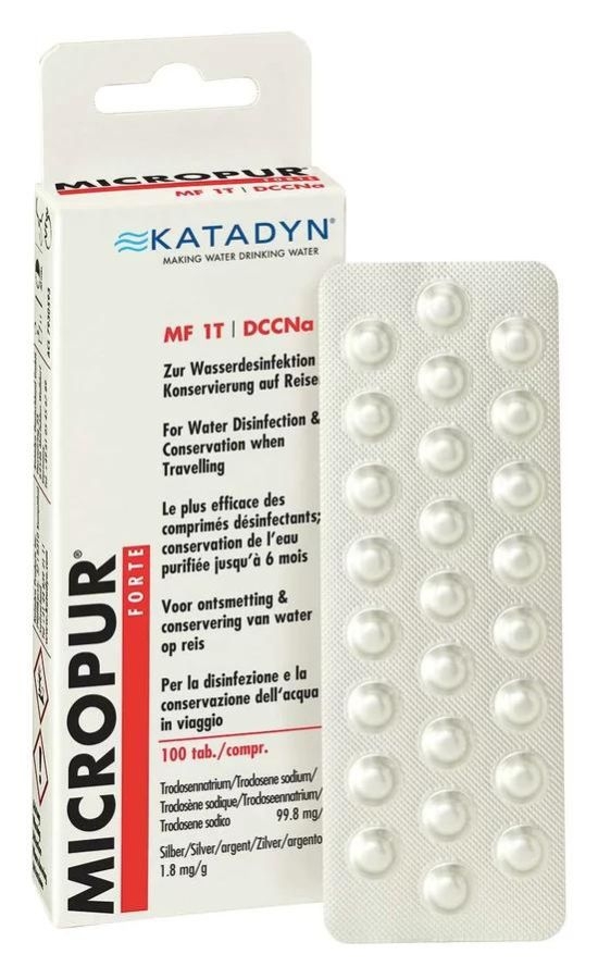Micropur Forte MF 1T DCCNa Water Purifier Tablets Qty 100