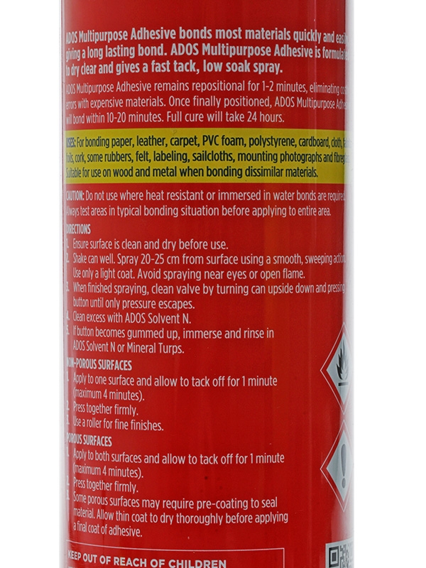 ADOS Multi-Purpose Spray Adhesive 575ml