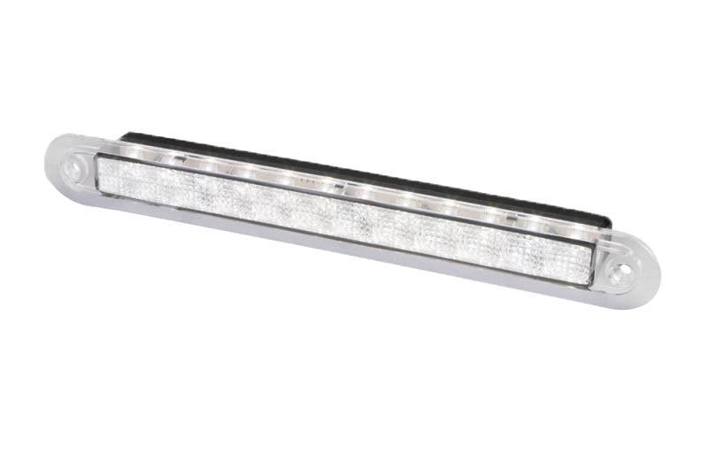 Hella Marine LED Courtesy Recess Strip Lamp (Wide Rim) 24V White
