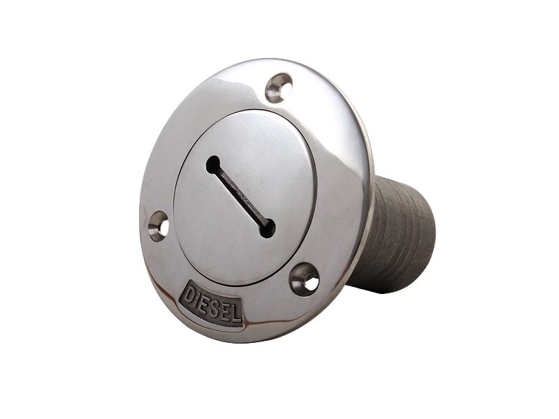 Stainless Steel Deck Filler 38mm with Key for Diesel