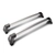 Yakima FlushBar Roof Rack Crossbar Pair Silver 80cm