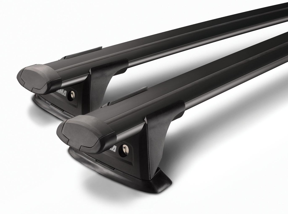 Yakima ThruBar Roof Rack Crossbar Pair Black 110cm