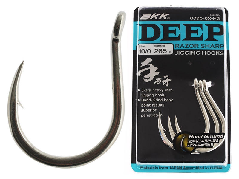 BKK Deep Jigging Hook 10/0 Qty 3