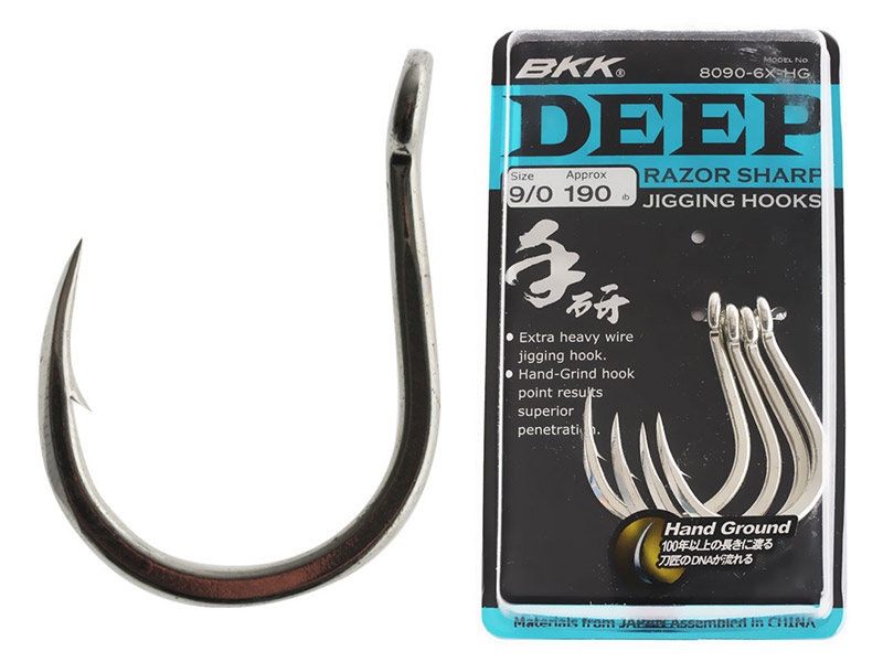 BKK Deep Jigging Hook 9/0 Qty 4