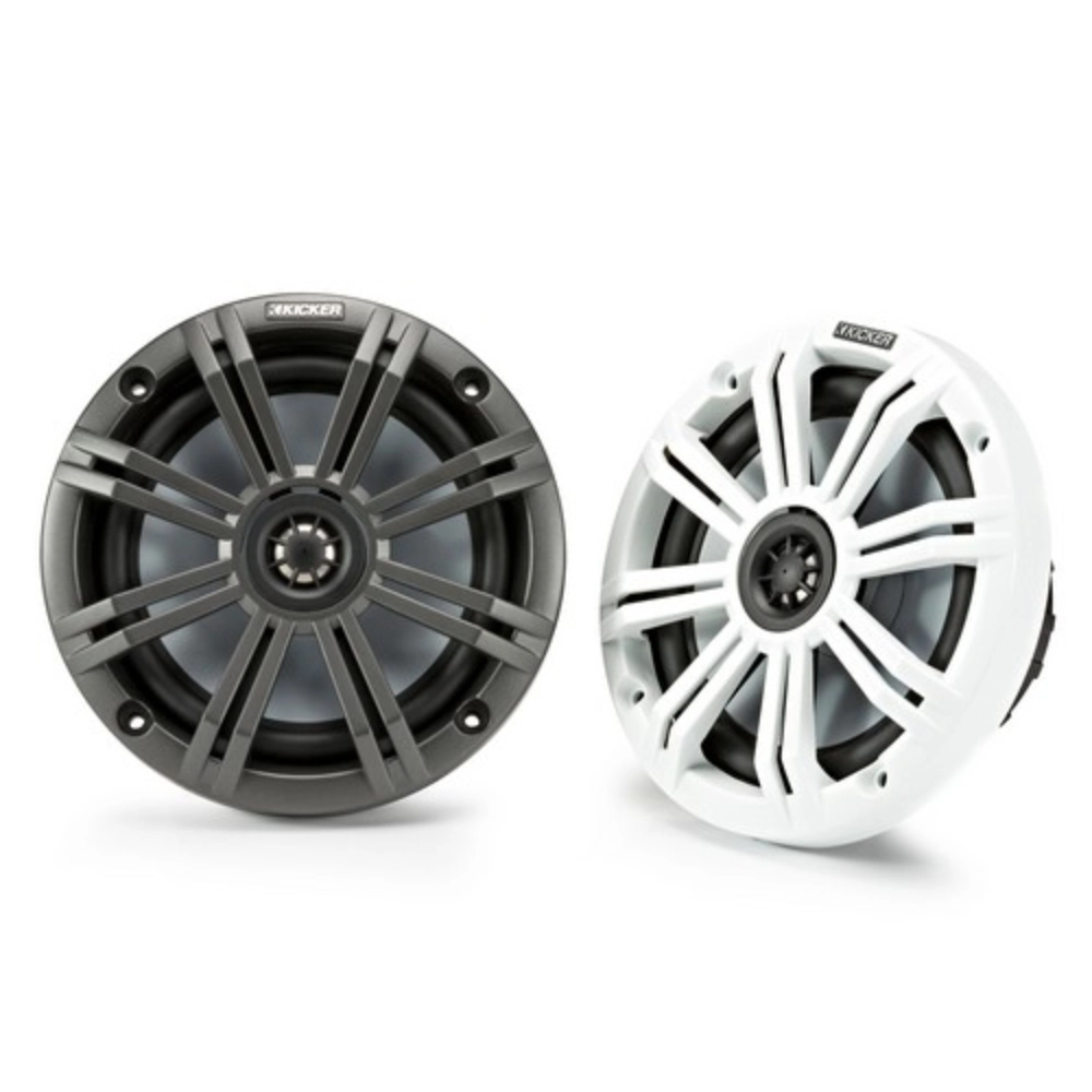 Kicker 6.5in Coaxial Marine Speakers 195W Pair Kicker 6.5in Coaxial Marine Speakers 195W Pair