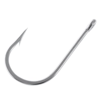Mustad 7732 Open Gape Stainless Game Hook Thumbnail Mustad 7732 Open Gape Stainless Game Hook