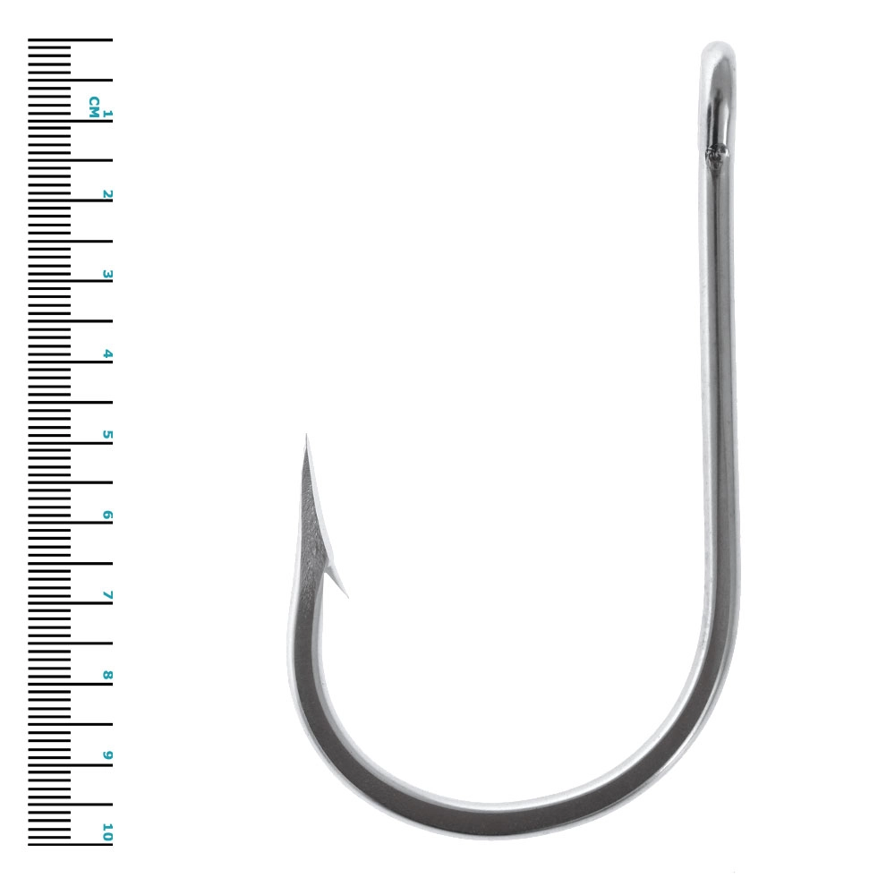 Mustad 7732 Open Gape Stainless Game Hook 12/0 Qty 2 Mustad 7732 Open Gape Stainless Game Hook 12/0 Qty 2
