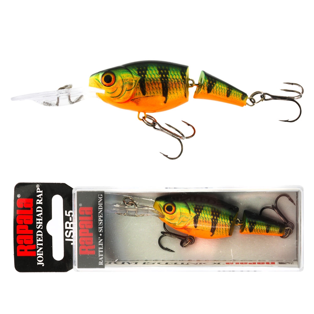 Rapala Jointed Shad Rap Lure 5cm Perch