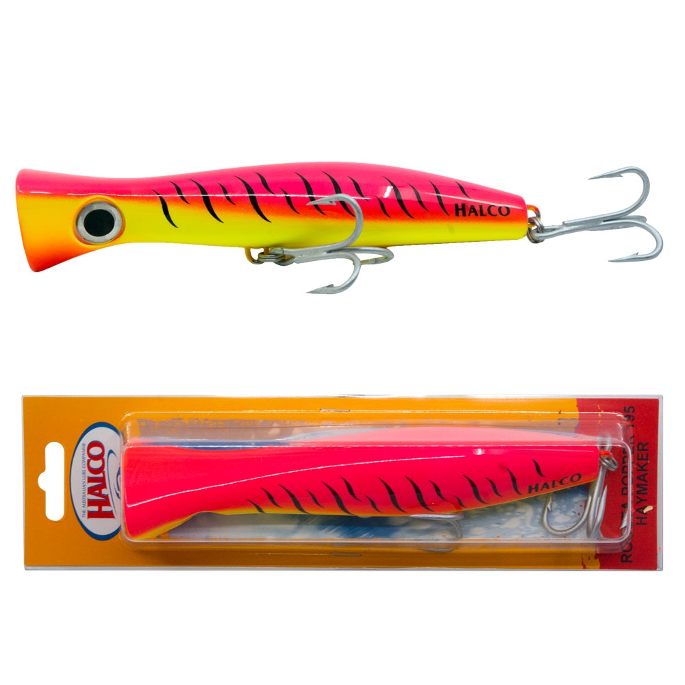 Halco Roosta Haymaker Popper 195mm Pink Fluoro
