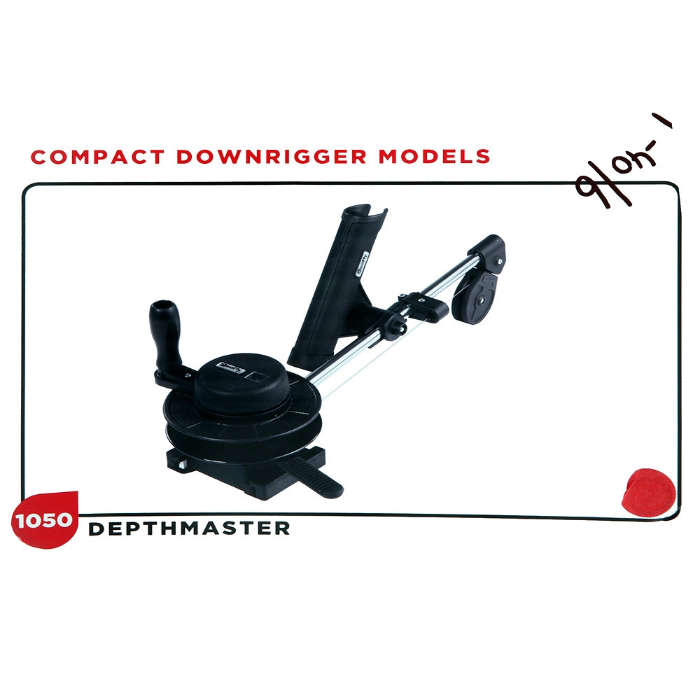 Scotty 1050 Depthmaster Downrigger with Rod Holder
