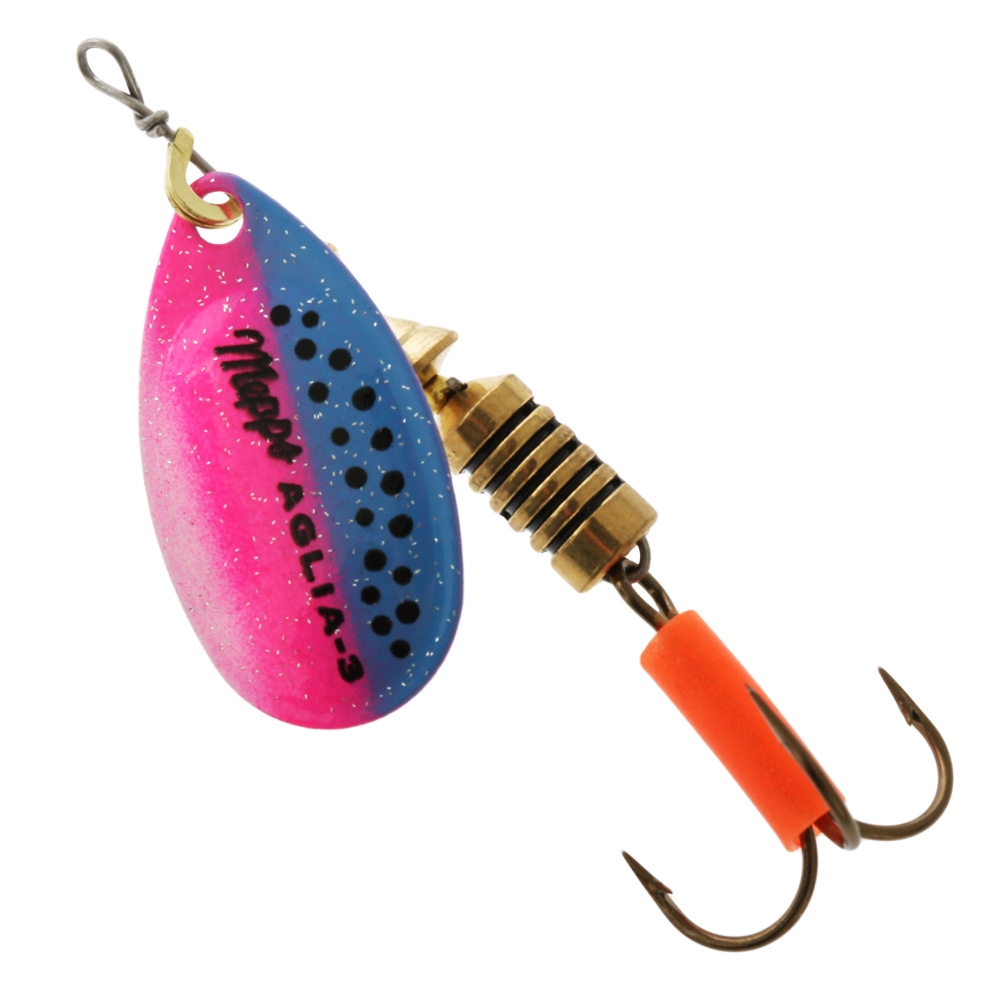 Mepps Aglia Spinner Lure Rainbow Trout No.3 7g Treble Hook