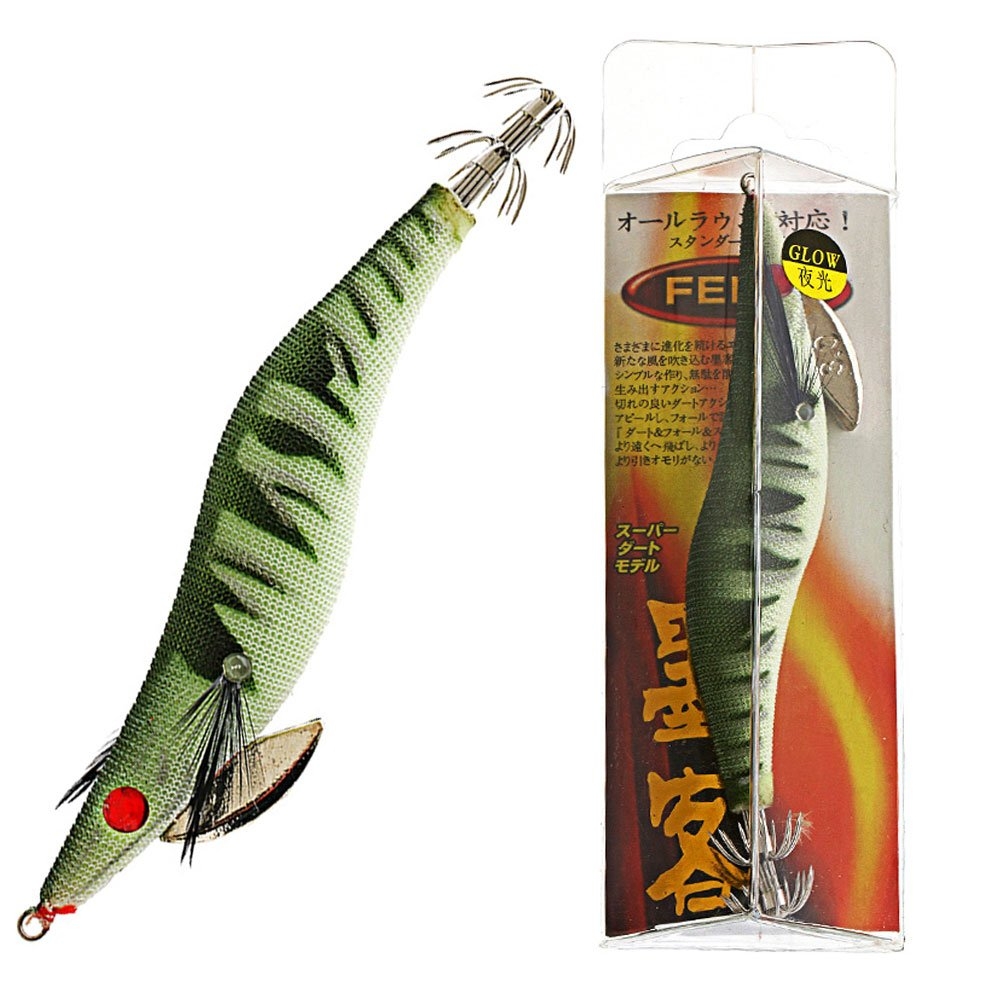 Feile Glow Squid Jig Size 3.0 Mack