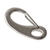 Stainless Spring Snap Hook with Eye 10mm