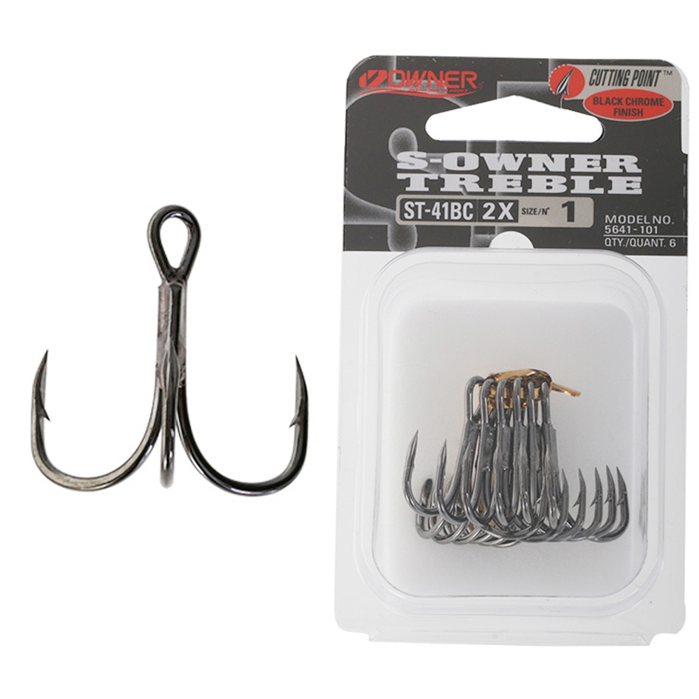 Owner ST-41 Stinger Treble Hook 1 Qty 7