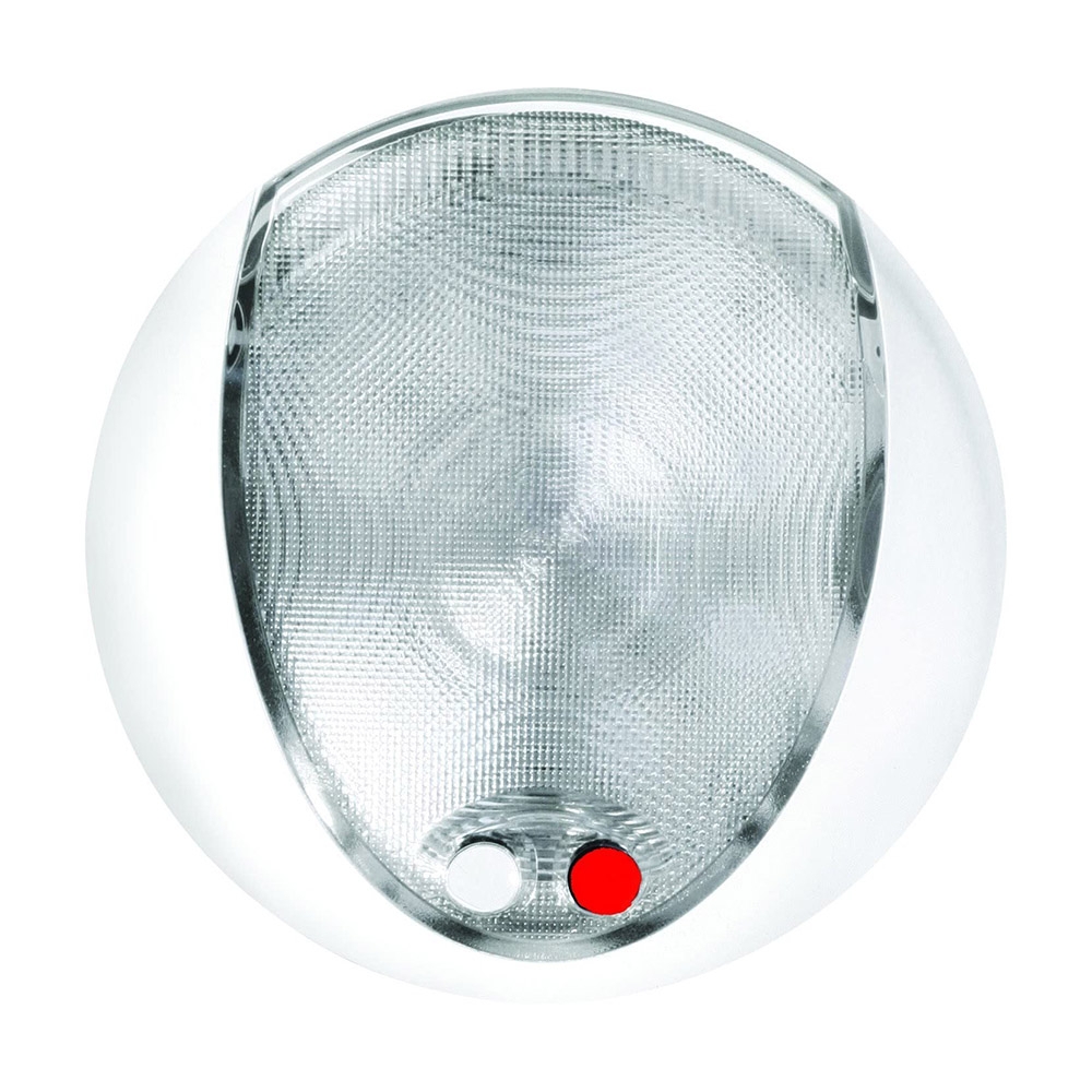 Hella Marine White/Red EuroLED Touch Lamp White Shroud
