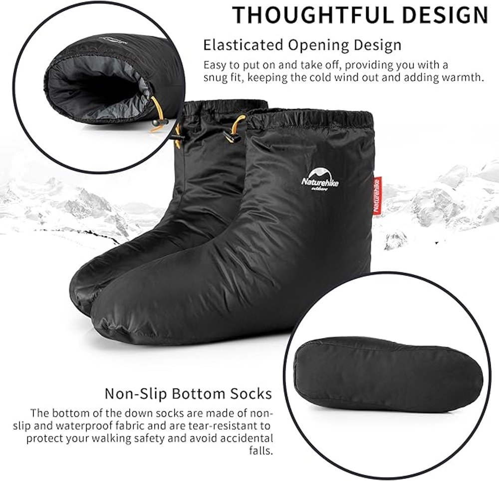 Naturehike Ultralight Winter Duck Down Packable Booties