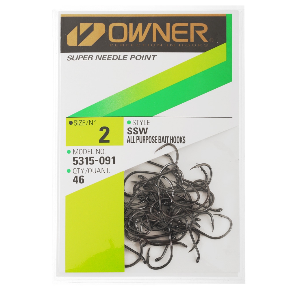 Owner SSW Needle Point Octopus Bait Hooks Pro Pack 2 Qty 46
