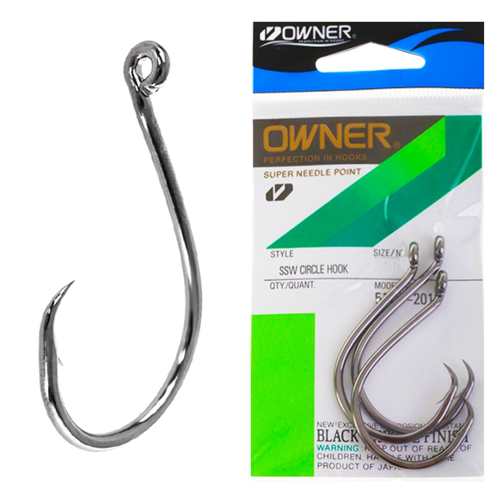 Owner SSW Circle Hooks 7/0 Qty 5