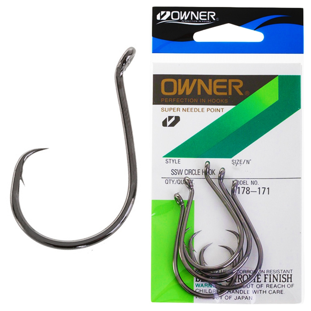 Owner SSW Up-Eye Circle Hooks Pro Pack 8/0 Qty 27